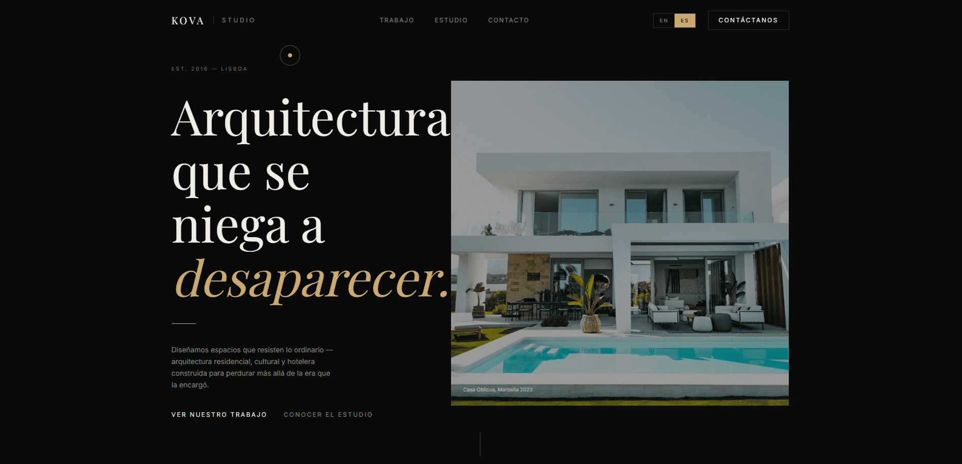 Kova Studio — Diseño UI/UX
